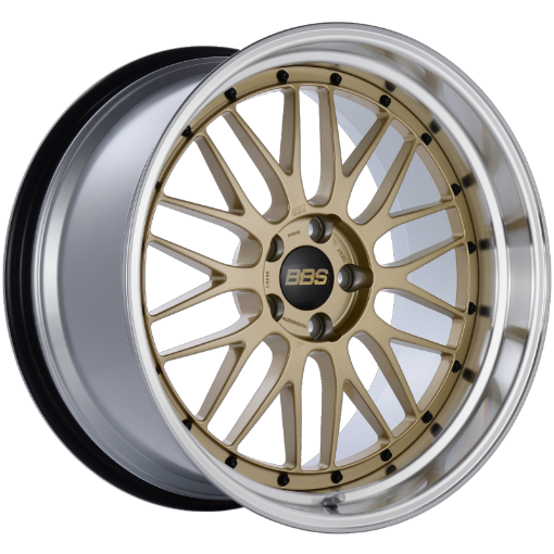 Picture of BBS LM 20x10.5 5x114.3 ET20 CB66 Gold Center Diamond Cut Lip Wheel