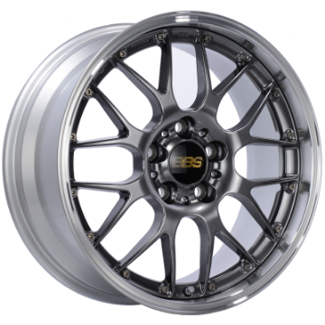 Picture of BBS RS - GT 18x10 5x130 ET65 CB71.6 Diamond Black Center Diamond Cut Lip Wheel