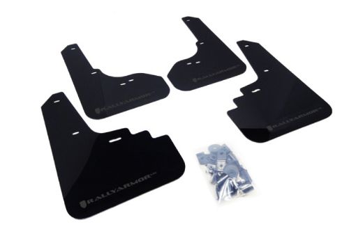 Picture of Rally Armor 05 - 09 Subaru Legacy Outback Black UR Mud Flap wGrey Logo