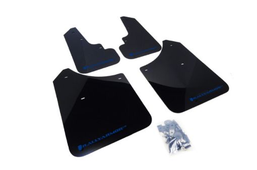 Picture of Rally Armor 03 - 08 Subaru Forester Black UR Mud Flap w Blue Logo