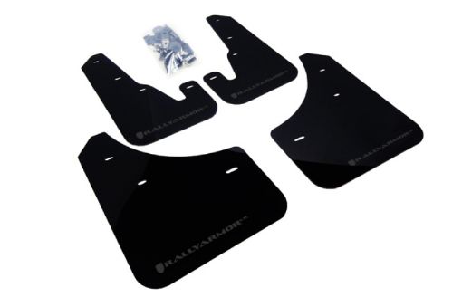 Picture of Rally Armor 04 - 09 Mazda3Speed3 Black UR Mud Flap w Grey Logo