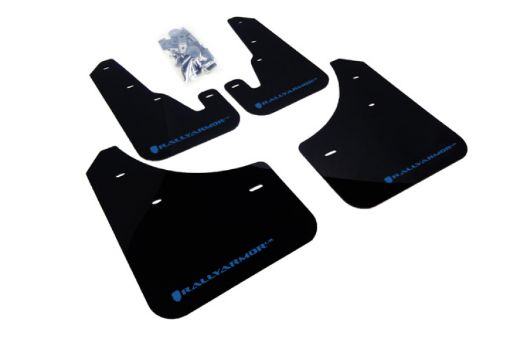 Picture of Rally Armor 04 - 09 Mazda3Speed3 Black UR Mud Flap w Blue Logo