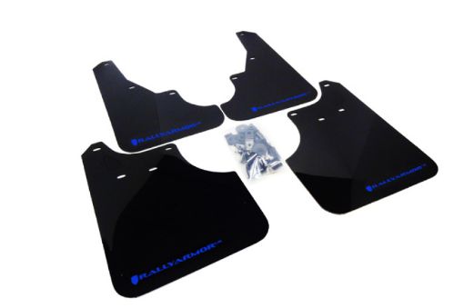 Picture of Rally Armor 09 - 13 Subaru Forester Black UR Mud Flap w Blue Logo