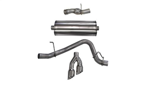 Picture of Corsa 2015 - 2020 GMC Yukon Denali 6.2L V8 Single Side Exit Cat - Back Exhaust w Polished Tips