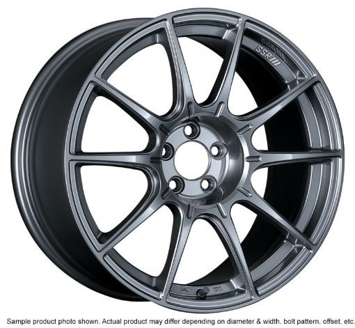 Picture of SSR GTX01 18x8.5 5x114.3 44mm Offset Dark Silver Wheel