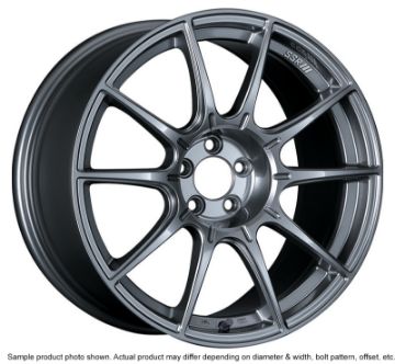 Picture of SSR GTX01 18x9.5 5x100 40mm Offset Dark Silver Wheel FRS BRZ
