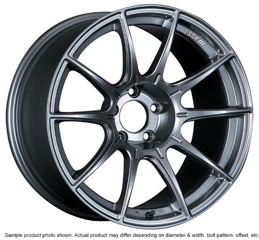 Picture of SSR GTX01 18x9.5 5x114.3 22mm Offset Dark Silver Wheel Evo 8 9 X G35 350z 370z