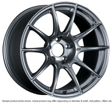 Picture of SSR GTX01 18x9.5 5x114.3 15mm Offset Dark Silver Wheel
