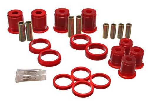 Picture of Energy Suspension 93 - 98 Jeep Grand Cherokee Red Frt Control Arm Bushings - Must reuse OEM Outer Shells