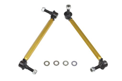 Picture of Whiteline 05 Mustang Coupe 8cyl (Inc Shelby GT GT500) Front Swaybar Link Kit HDuty Adj Steel Ball