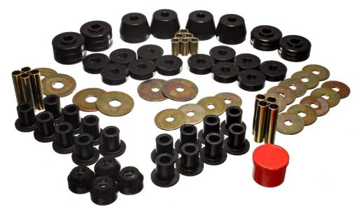 Picture of Energy Suspension 85 - 92 VW GolfGTIJetta 72 - 93 Dodge Ramcharger Blk Hyper - flex Master Bushing Set
