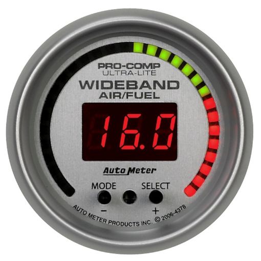 Picture of Autometer Ultra - Lite 52mm Wideband AirFuel Gauge