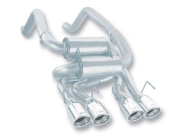 Picture of Borla 05 - 08 Corvette ConvertibleCoupe 6.0L6.2L 8cyl SS S - Type Exhaust (REAR SECTION ONLY)