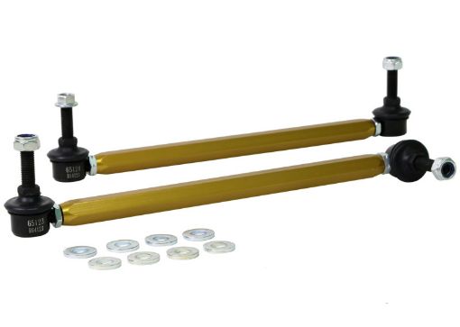 Picture of Whiteline 0605 Ford Focus LS 0509 Mazda 3 BK Front Swaybar Link Kit HDuty Adj Steel Ball