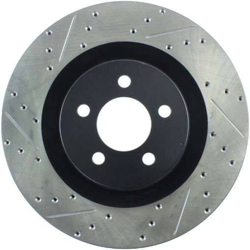 Picture of StopTech SportStop 06 - 09 Chrysler SRT - 8 Front Right Drilled Slotted Rotor