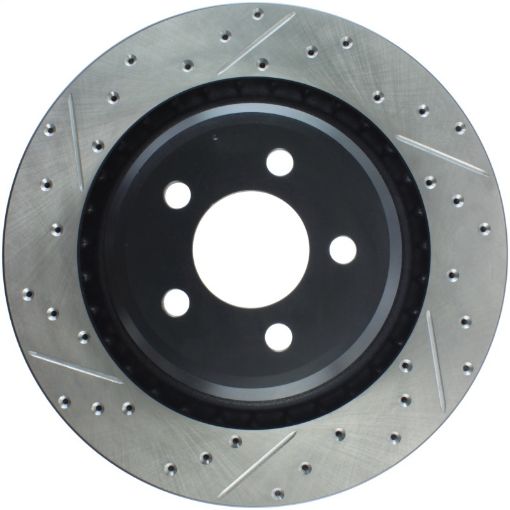 Picture of StopTech SportStop 06 - 09 Chrysler SRT - 8 Rear Right Drilled Slotted Rotor
