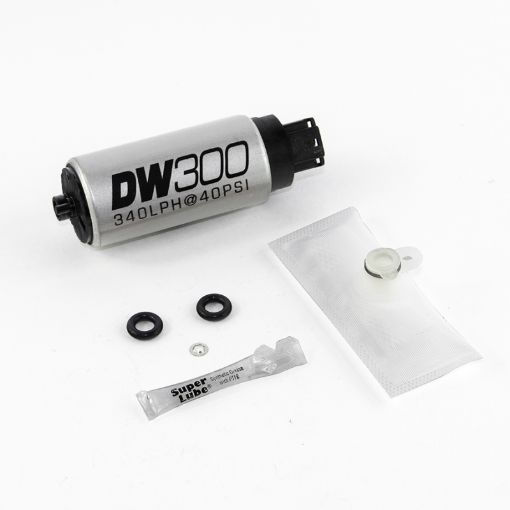 Picture of DeatschWerks 320 LPH In - Tank Fuel Pump w 08 Hyundai Genesis Coupe 10 - 13 Kia Forte Set Up Kit
