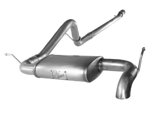 Picture of aFe MACHForce XP Exhausts Cat - Back SS - 409 EXH CB Jeep Wrangler 2012 V6 - 3.6L (4 Dr)