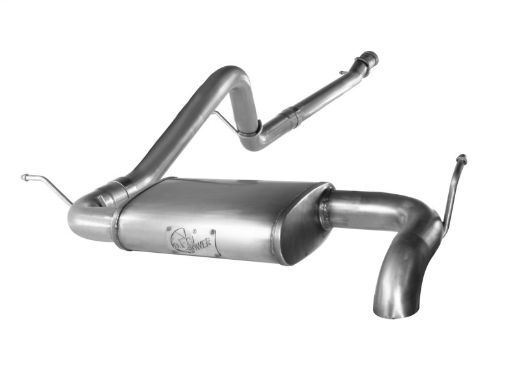 Picture of aFe MACHForce XP Exhausts Cat - Back SS - 409 EXH CB Jeep Wrangler 2012 V6 - 3.6L (2 Dr)