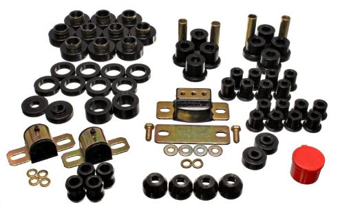 Picture of Energy Suspension 80 - 86 Jeep CJ7 Black Hyper - Flex Master Bushing Set