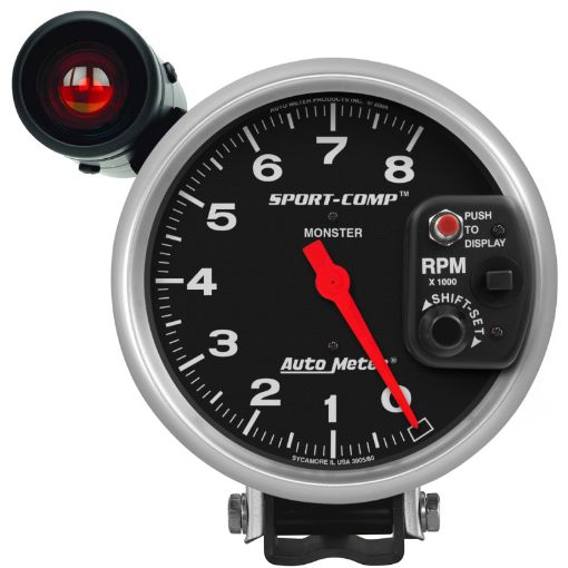 Picture of Autometer Sport - Comp 5 inch 8,000 RPM Shift - Lite Tachometer