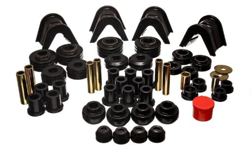 Picture of Energy Suspension 73 - 79 Ford F - 150 Pickup w 2 Degree C - Bushing Black Hyper - Flex Master Bushing Set