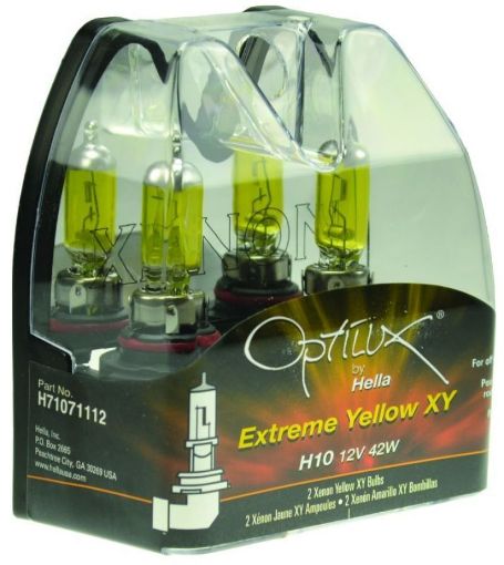 Picture of Hella Optilux H10 12V42W XY Xenon Yellow Bulb
