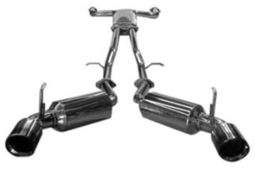 Picture of Injen 09 - 20 Nissan 370Z Dual 60mm SS Cat - Back Exhaust w Built In Resonated X - Pipe