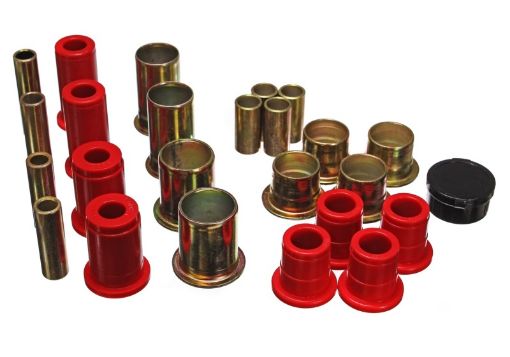 Picture of Energy Suspension 82 - 04 Ford BlazerS10S15 PickUp 2WD Red Front Control Arm Bushing Set