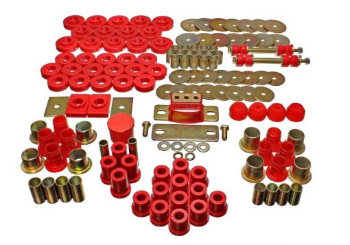 Picture of Energy Suspension 55 - 57 Chevrolet BelairEl CaminoImpala Red Hyper - Flex Master Bushing Set