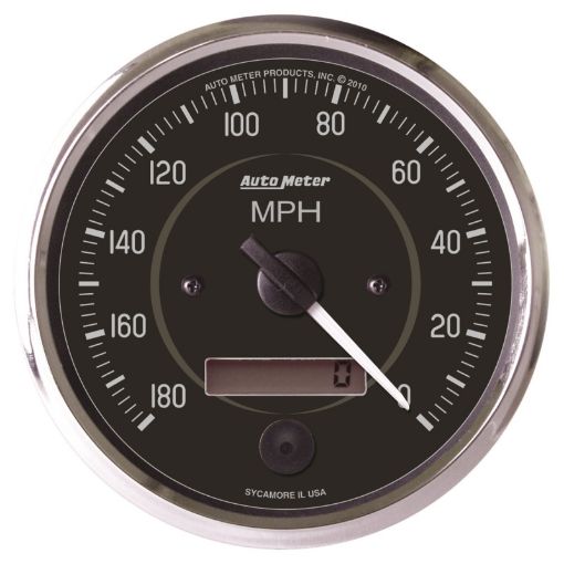 Picture of Autometer Cobra 4 inch 180 MPH In - Dash Electronic Programable Reverse Sweep Speedometer