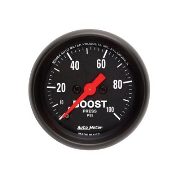 Picture of Autometer Z Series 52mm 0 - 100 PSI Mechanical Boost