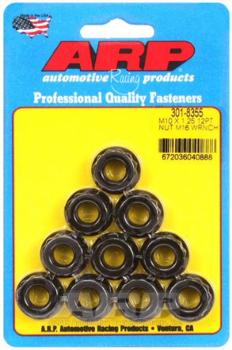 Picture of ARP M10 x 1.25 (5) 12 - Point Nut Kit (Pack of 10)
