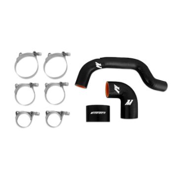 Picture of Mishimoto 04 - 07 Subaru WRX STI (STI only) USDM Black Silicone Intercooler Hoses