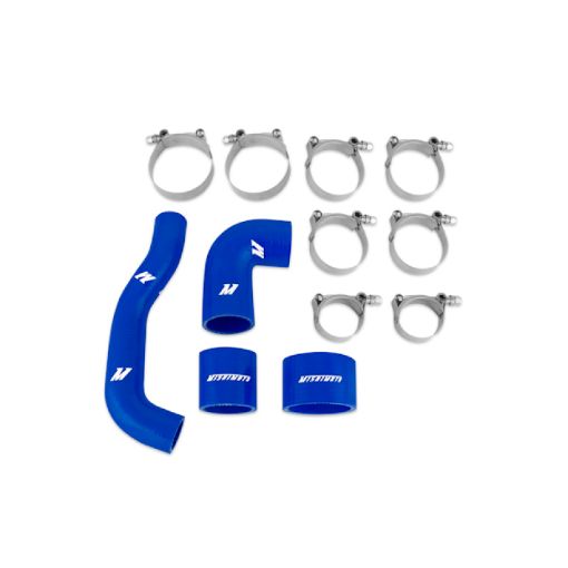 Picture of Mishimoto 04 - 07 Subaru WRX STI (STI only) JDM Blue Silicone Intercooler Hoses