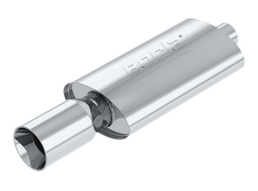 Picture of Borla Boomer Muffler Thumper Oval 2 - 14in In 4in Side Rount Out