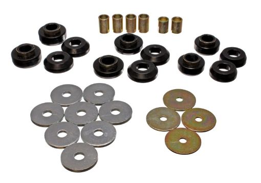Picture of Energy Suspension 75 - 79 Chevrolet Nova Chevy II Black Body Mount Set