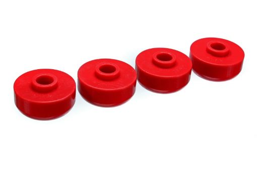 Picture of Energy Suspension 63 - 82 Chevrolet Corvette Red Rear Leaf Spring Bushing Set
