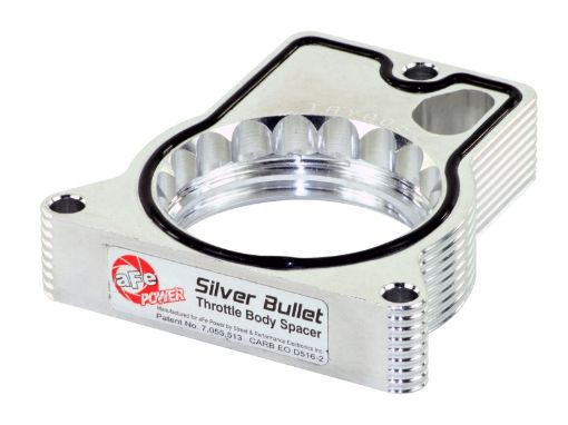 Picture of aFe Silver Bullet Throttle Body Spacers TBS GM CK 1500 96 - 00 V6 - 4.3L