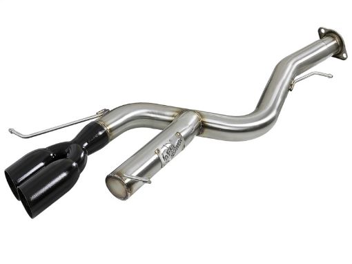 Picture of aFe MACHForce XP 08 - 13 BMW 135i L6 - 2.0L N54N55 3in. 304 SS Axle - Back Exhaust wBlack Tips