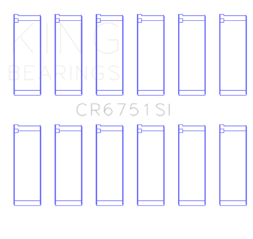 Picture of King 97 - 07 Ford 2.5L2.9L3.0L (Size STD) Rod Bearing Set
