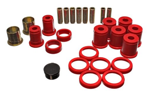 Picture of Energy Suspension 80 - 96 Buick 78 - 96 Chevy 80 - 92 Olds Red Rear End Control Arm Bushing Ste