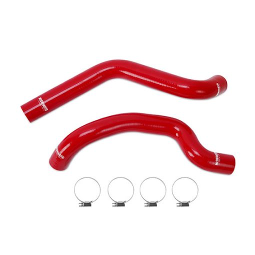 Picture of Mishimoto 07 - 11 Jeep Wrangler 6cyl Red Silicone Hose Kit