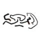 Picture of Mishimoto 02 - 04 Ford Focus SVT Black Silicone Hose Kit