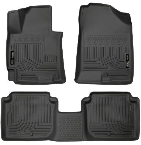 Picture of Husky Liners 2014 - 2016 Hyundai Elantra WeatherBeater Combo Black Floor Liners