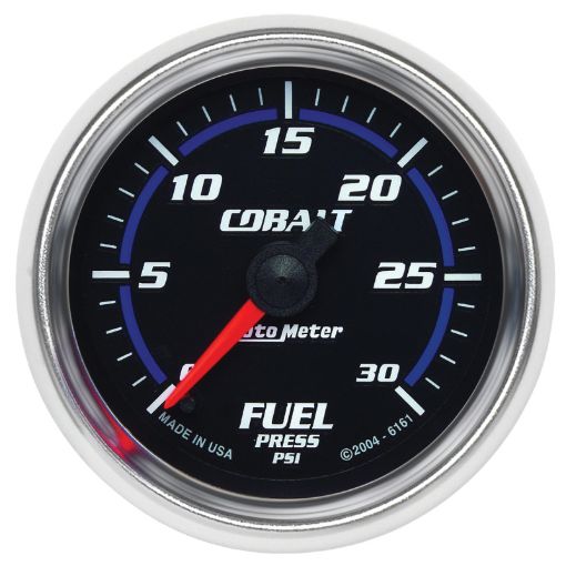 Picture of Autometer Cobalt 52mm 0 - 30 PSI Full Sweep Electronic Fuel Pressure Gauge
