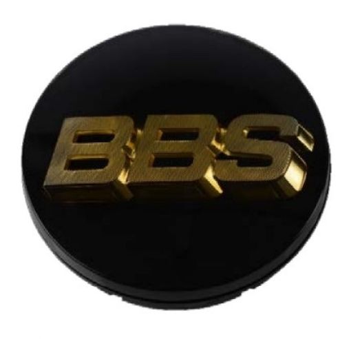 Picture of BBS Center Cap 70.6mm BlackGold (3 - tab) (56.24.080)