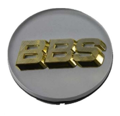 Picture of BBS Center Cap 70.6mm WhiteGold (3 - tab)