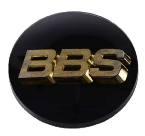 Picture of BBS Center Cap 70.6mm BlackGold (4 - tab) (56.24.120)