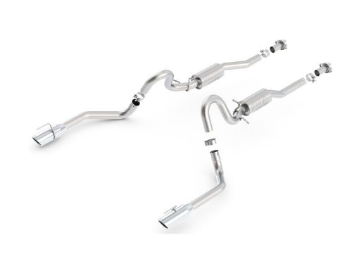 Picture of Borla 99 - 04 Ford Mustang GT 4.5L V8 ATMT RWD 2dr ATAK SS Catback Exhaust